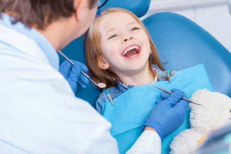 dental chair in clinic