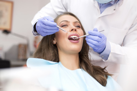 dental treatment by professional