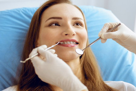 orthodontic brackets examined